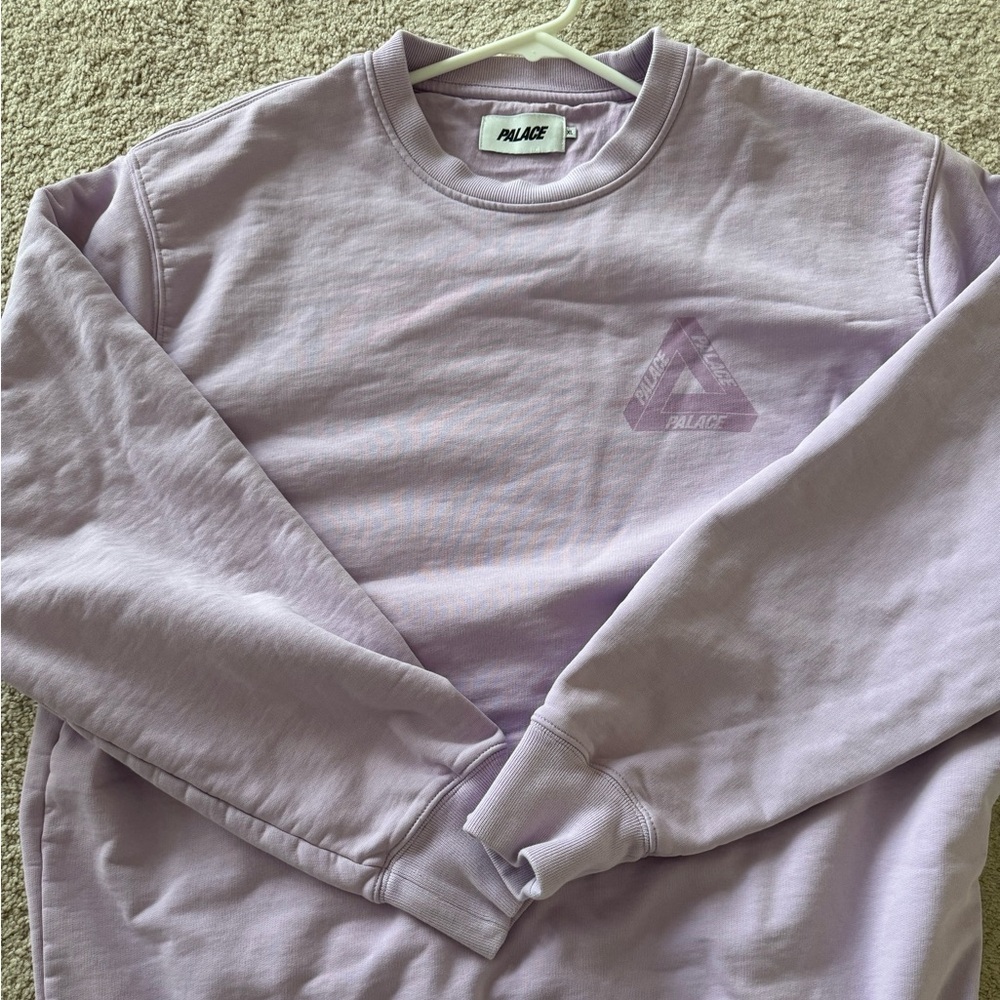 Authentic Palace XL spray tri-ferg crew